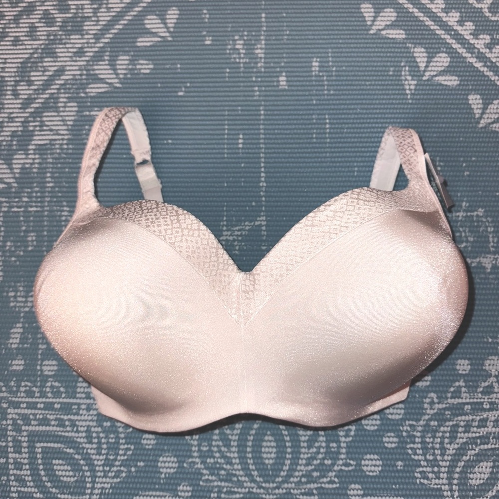 Playtex Secrets Balconette White Underwire Bra - Picture 2 of 8